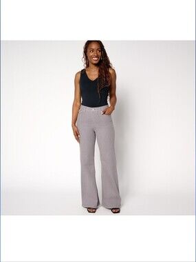 Me By Jennie Garth Dune Regular Printed Flare Jeans In Sunset Steel. NWOT.